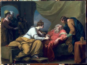 La rencontre de Lear et Cordelia, 1784